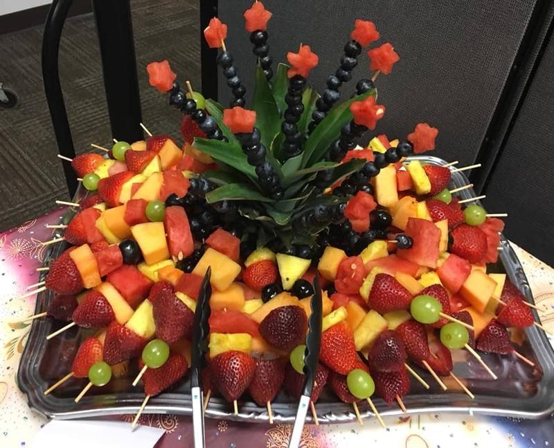 Fresh fruit tray